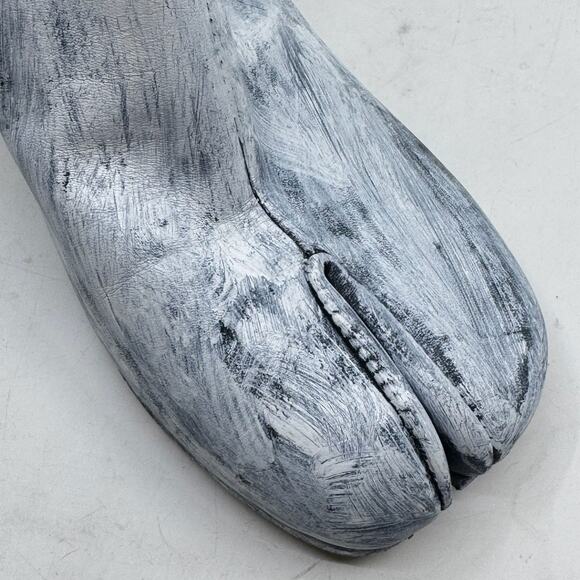 MAISON MARGIELA Painted White Tabi Boots - Picture 10 of 11